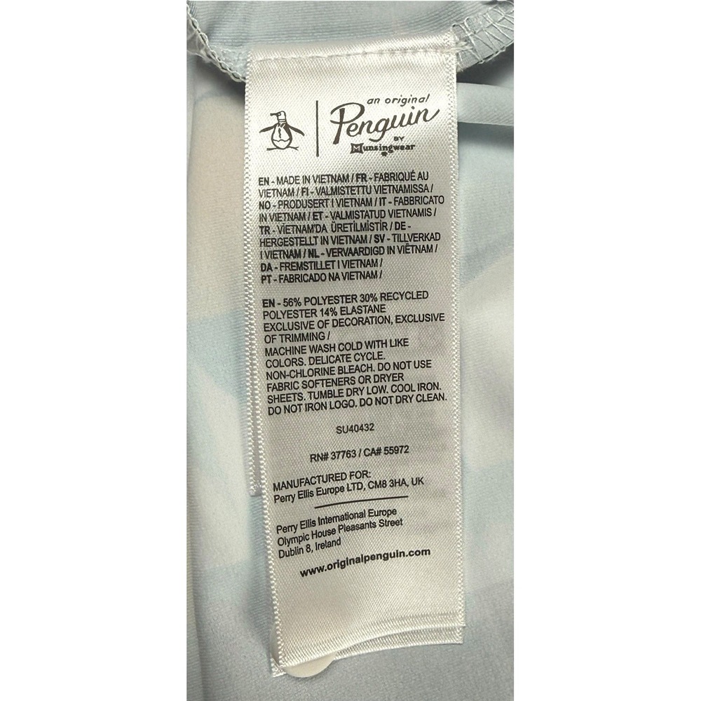 ORIGINAL PENGUIN XXL OGKMF001SU Golf Polo Shirt 70th Anniversary Stretch NWT - Picture 8 of 13